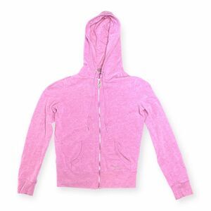 VICTORIA’S SECRET Women’s Pink/Purple Long Sleeve Cropped Sweatshirt Size Small